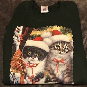 Cat Holiday sweater